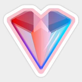 Gem Heart Sticker